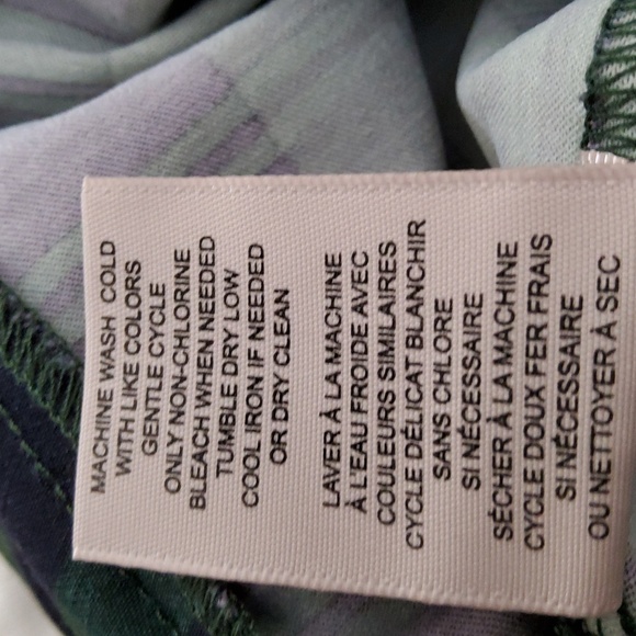 Philosphy Green and Black Plaid Jeggings Size 4 - Picture 7 of 7